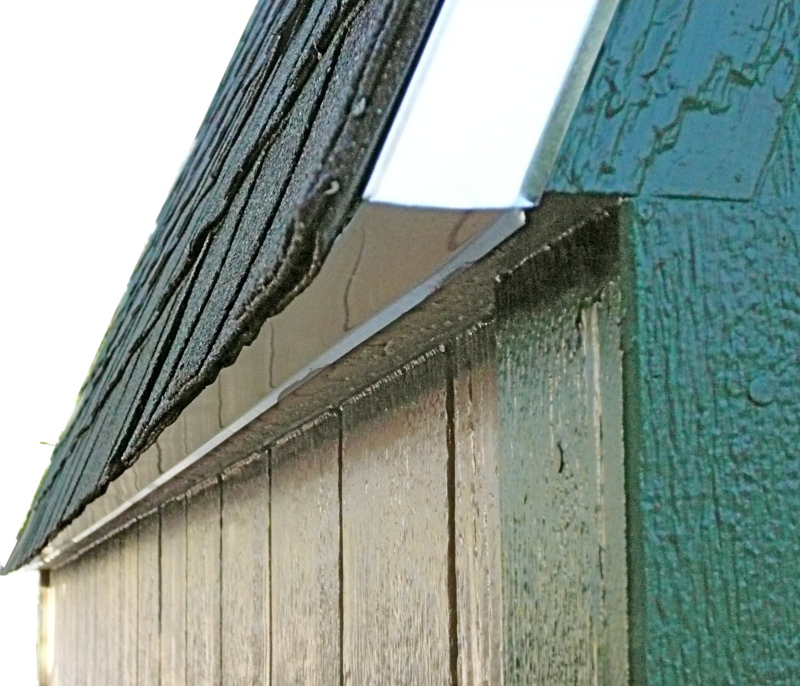 This barn offers loft space with ample storage.